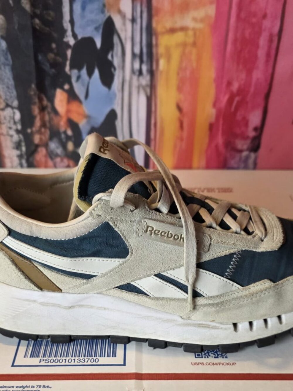 Reebok CL Legacy Men's Running Sneakers – Size 11 – Green – Lightly Used